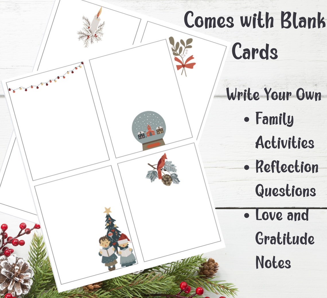 Nativity Printable, Nativity Advent Calendar, Advent Calendar for Kids ...