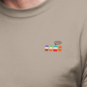 South Park Block Characters T-shirt. Minimal Design. 100% Organic Cotton.