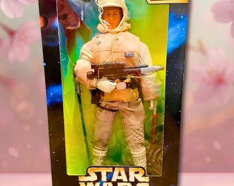Vintage 1997 Star Wars Luke Skywalker Hoth Action Figure - Kenner NIB