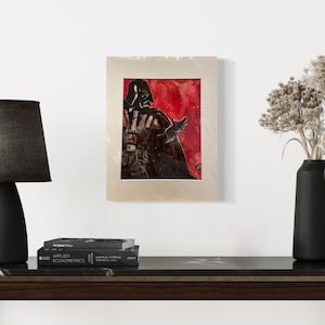Star Wars Darth Vader Art Print 11x14 | Iconic Sith Lord Wall Decor & Geek Gift