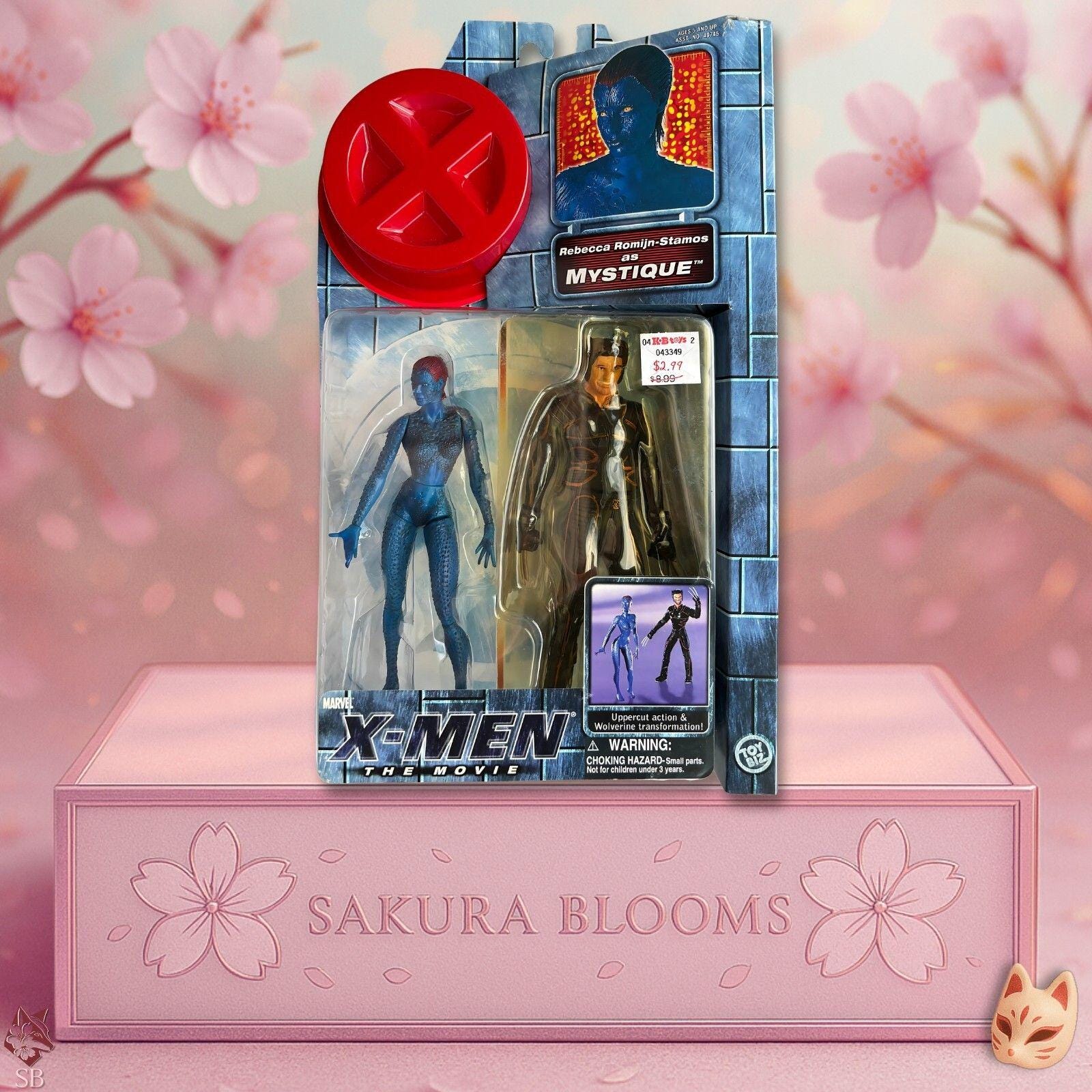 Toy Biz Marvel X-Men the Movie Mystique Action Figure Rebecca Romijn-Stamos 2000
