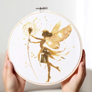 Magic Fairy Cross Stitch Pattern | Magic xstitch | Fantasy Chart | Creepy Xstitch PDF |  Digital Cross Stitch Pattern PDF