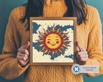 Mandala Sonne und Mond Kreuzstich-Muster: Gothic Spooky Cat Chart (PDF)
