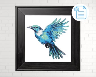 鳥のパステル画 Amazon.co.jp: 枝にあるステンドグラスの鳥、マルチカラーの