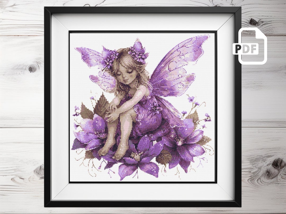 Magic Fairy Cross Stitch Pattern: Fantasy Xstitch Chart (PDF) - Etsy