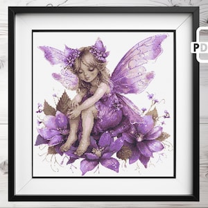 Magic Fairy Cross Stitch Pattern | Magic xstitch | Fantasy Chart | Creepy Xstitch PDF |  Digital Cross Stitch Pattern PDF