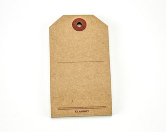 Classiky Kraft Paper Sticky Notes- Luggage Tag
