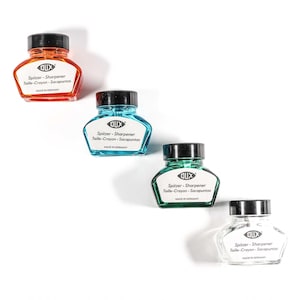 Glass 'Inkwell Style' Pencil Sharpener