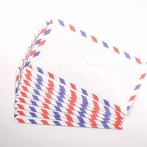 Envelopes de correio aéreo