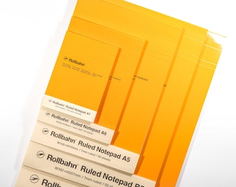 Rollbahn Ruled Yellow Notepad