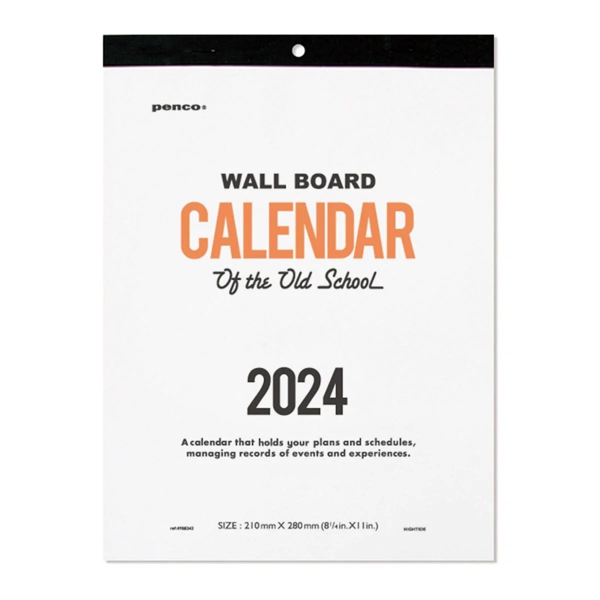 2024 Wall Calendar PENCO / A4 