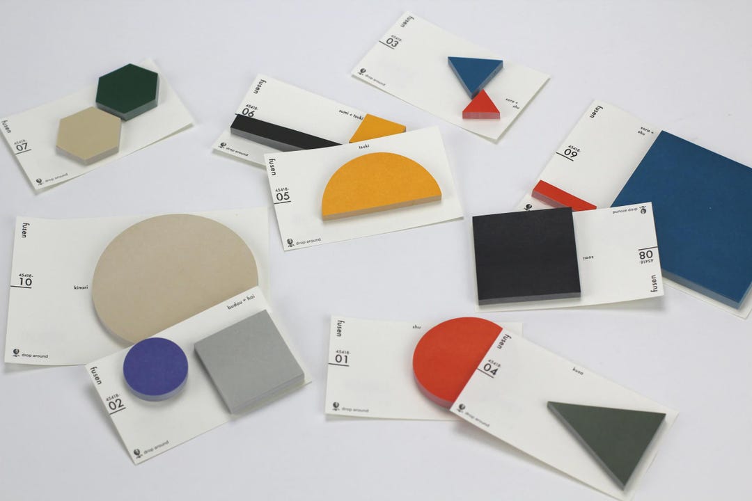 Polygon Sticky Notes Classiky Geometry Sticky Notes - Etsy