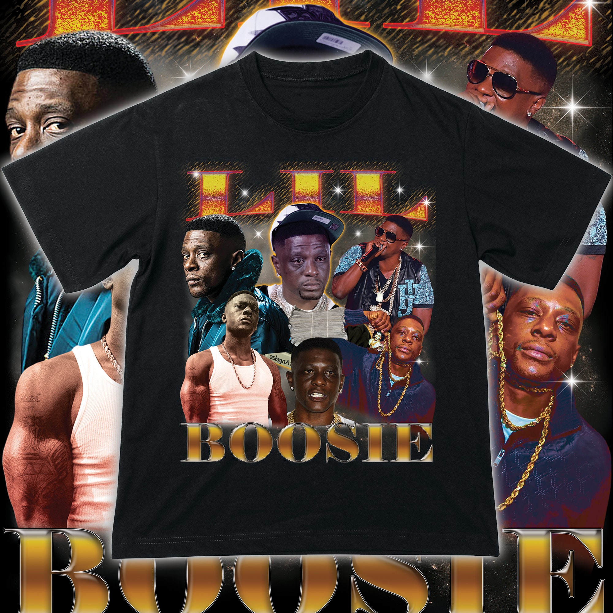 Lil Boosie Png, Rap Tshirt Design, Ready to Print, Printable Design