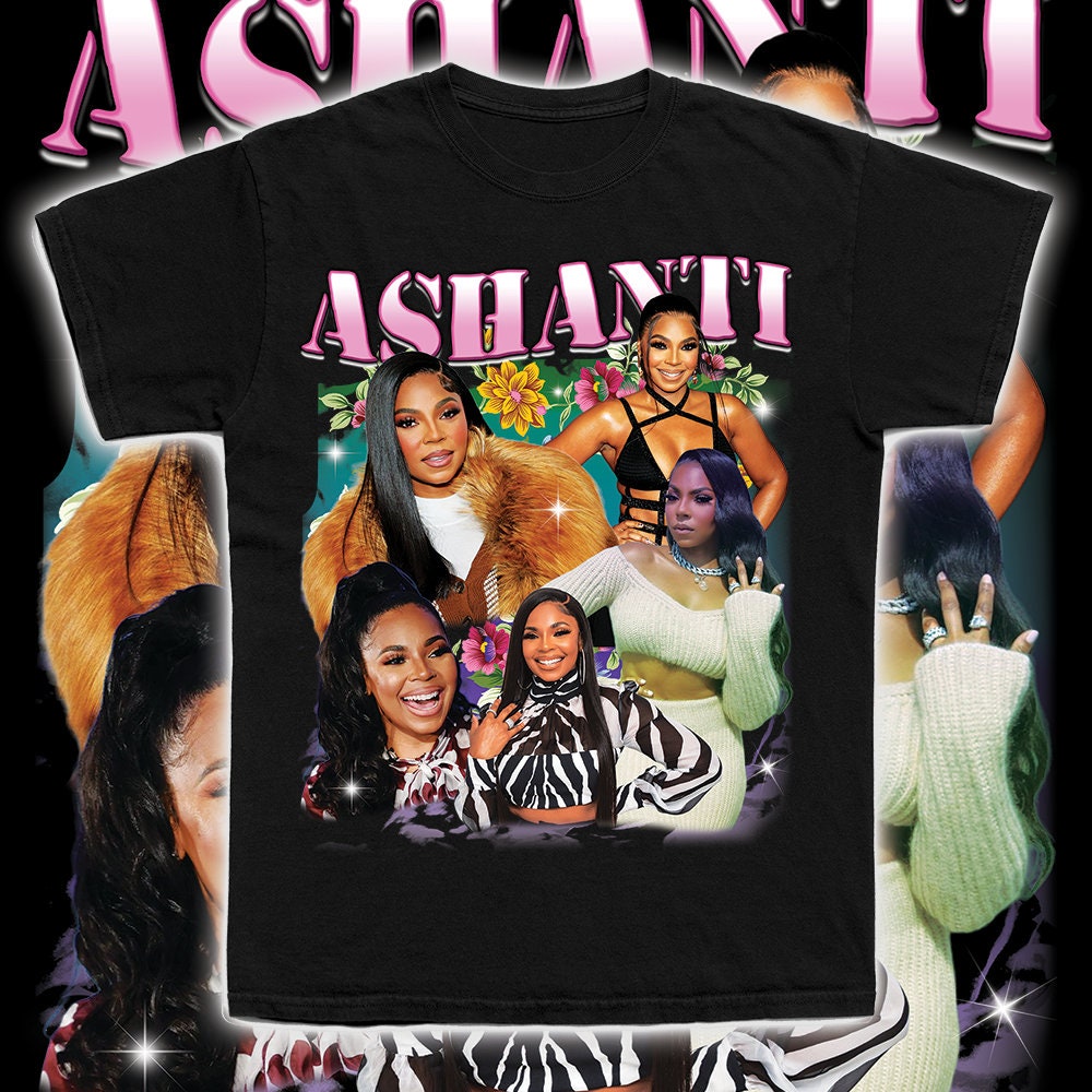 Ashanti Png, Rap Tshirt Design, Ready to Print, Printable Design ...