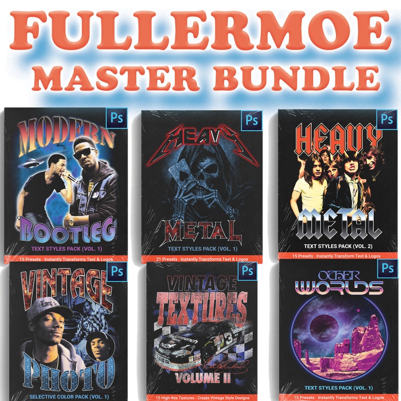FULLERMOE MASTER BUNDLE Includes Heavy Metal Bootleg Bling Etsy