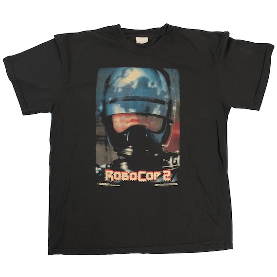 ROBOCOP 2 ヴィンテージ Tシャツ 1990年製 Robocop 2 Sci-fi Movie Tee Shirt Irvin Kershner Frank Miller Comic