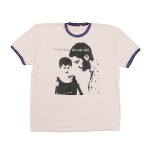 Alles außer the Girl Ringer Tees Englisches Pop Duo Kingston upon Hull Dance Jazz Pop Musik Missing Smash Hit 90er Jahre Vintage Radioklassiker - XL