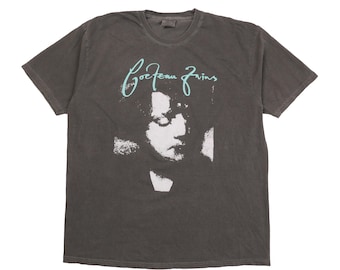 Camiseta da banda Cocteau Twins Shoegaze, modelo Fraser, turnê, ambient noise, post-punk, alternative grunge, Heaven or Las Vegas, disco desbotado, tamanho XL