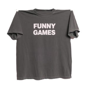 Funny Games Movie Tee 1997 Michael Haneke Film Cult Classic Criterion Collection Piano Teacher Director Modern Horror Faded Shirt  - XL