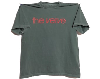 The Verve Urban Hymns Tee Ultra Faded Post Punk New Wave Alternative Noise Grunge Band Shirt Album Richard Ashcroft Big Head Heavyweight XL