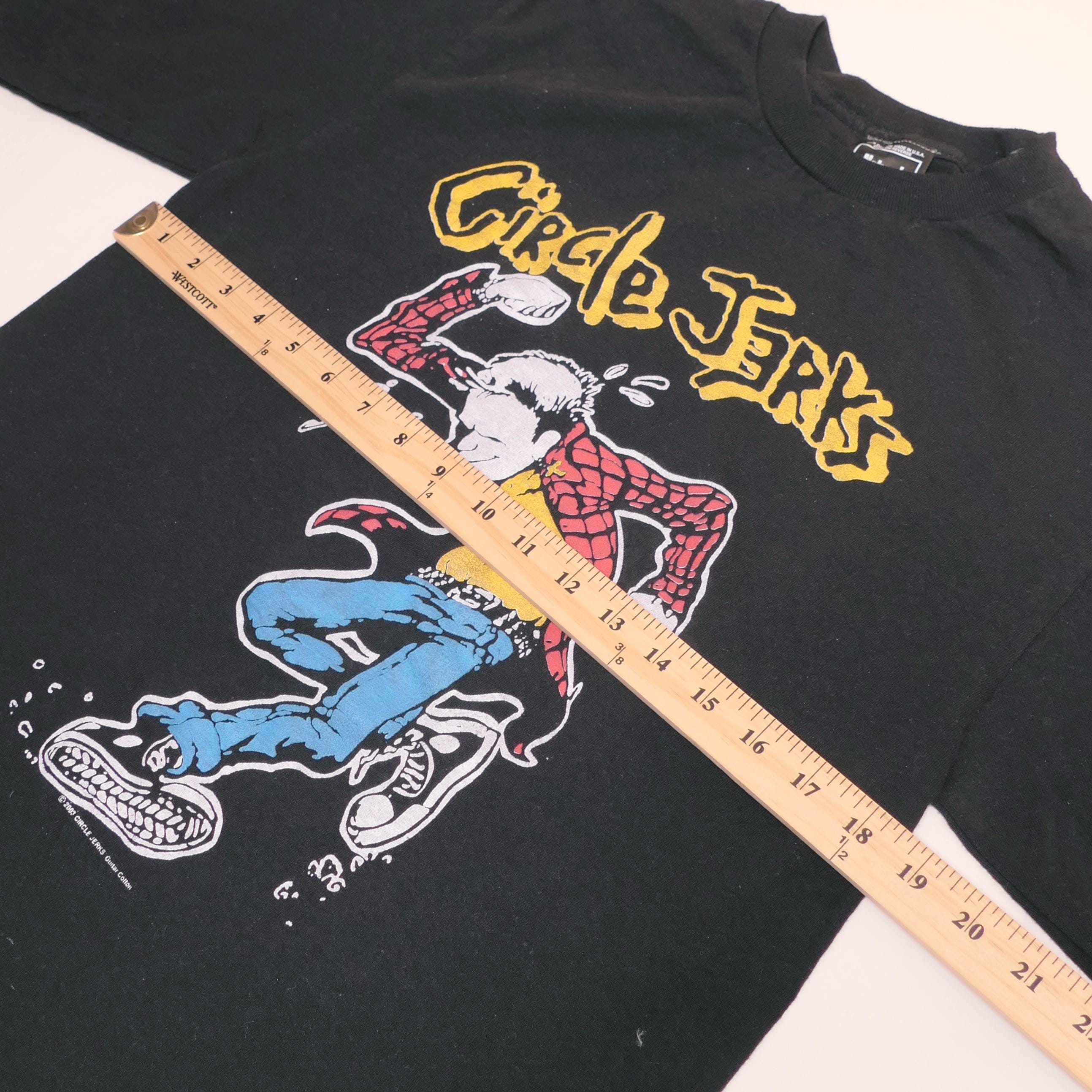 Circle Jerks Long Sleeve Tee American Hardcore Punk Band Los