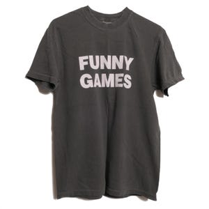 Funny Games Movie Tee 1997 Michael Haneke Film Cult Classic Criterion Collection Piano Teacher Director Modern Horror Faded Shirt  - Medium