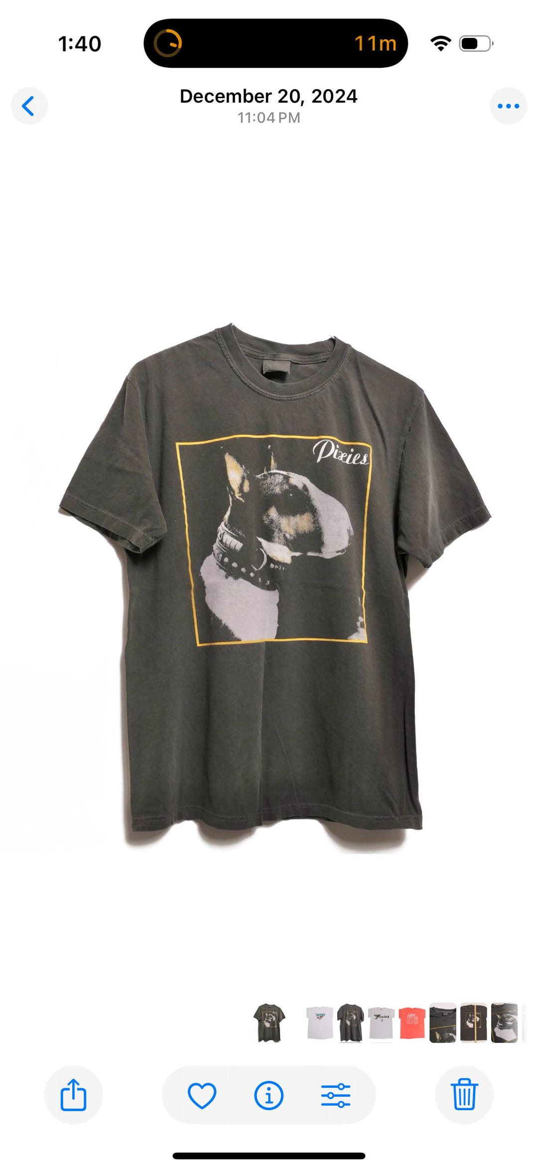 Pixies Here Comes Your Man Tee Ultra Faded Post Punk Alternative