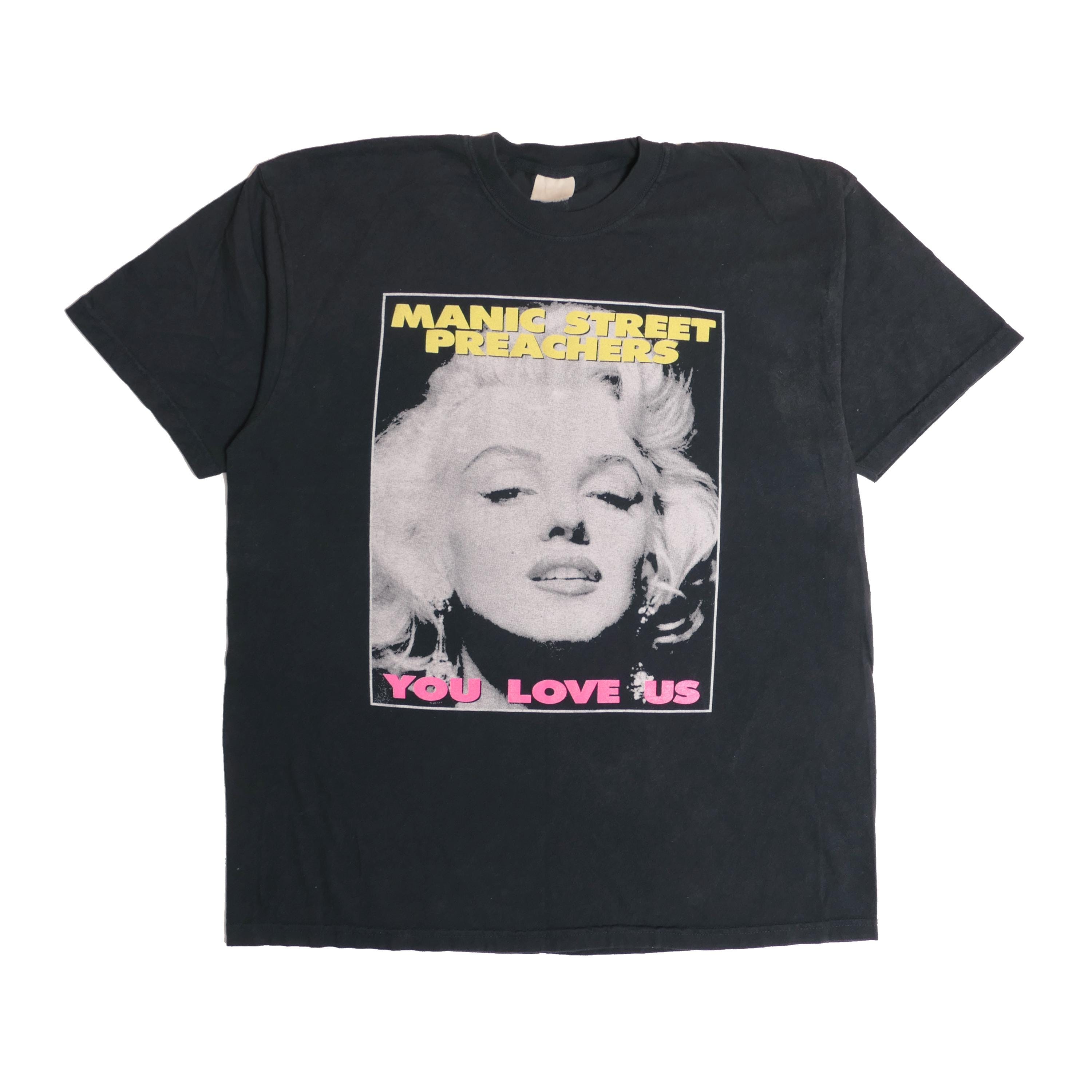 Manic Street Preachers Tee Marilyn Monroe Hardcore Post Punk