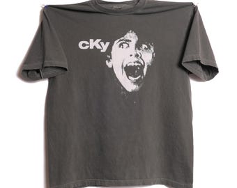 Vtg 2004 CKY Silence is Deafening T-shirt Black L Y2K Jackass Bam