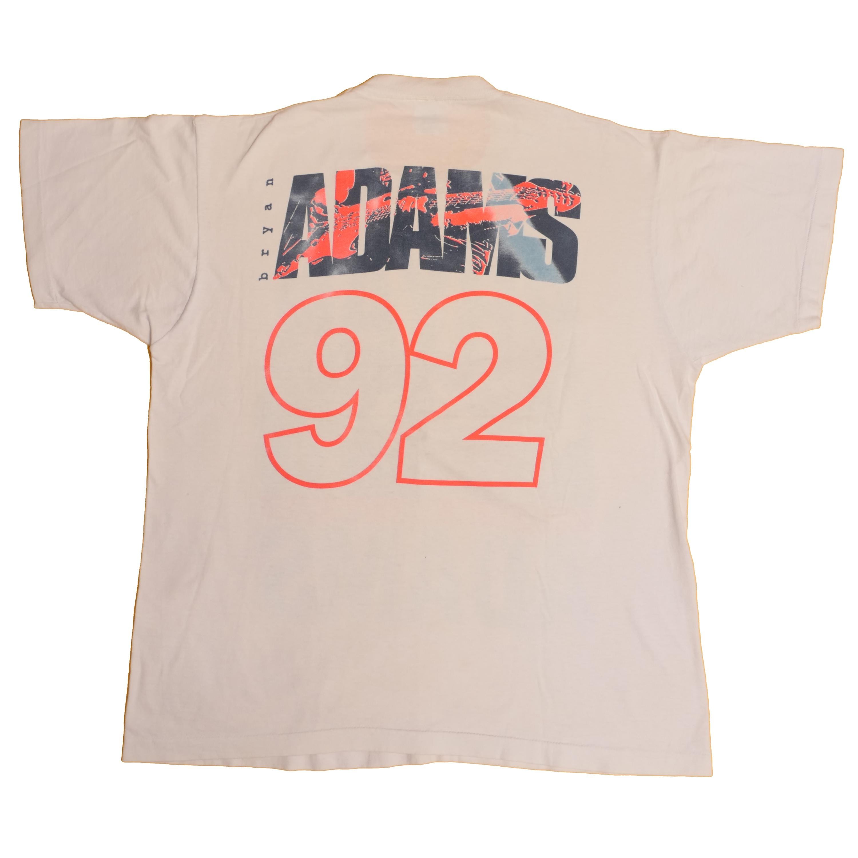 Vintage Bryan Adams Waking up the World 1992 World Tour Tee Shirt