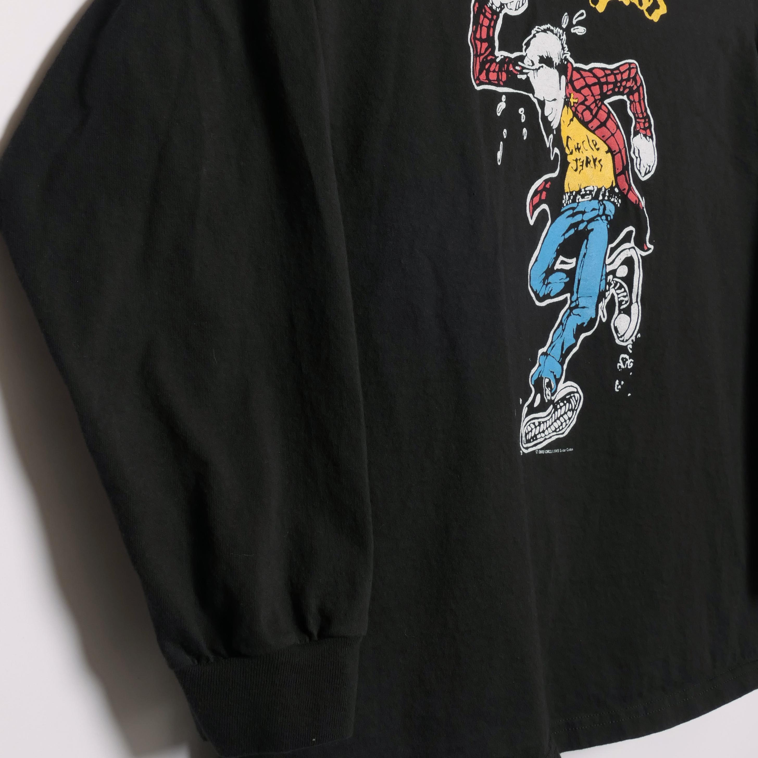 Circle Jerks Long Sleeve Tee American Hardcore Punk Band Los