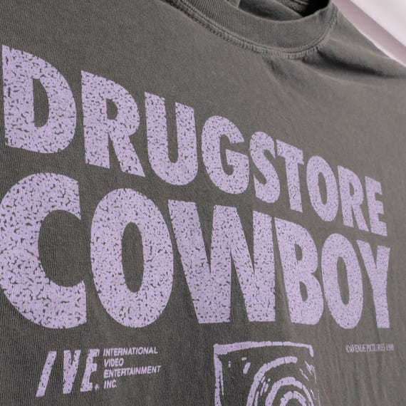Drugstore Cowboy Movie Promo Tee 1989 Gus Van Sant Film Matt