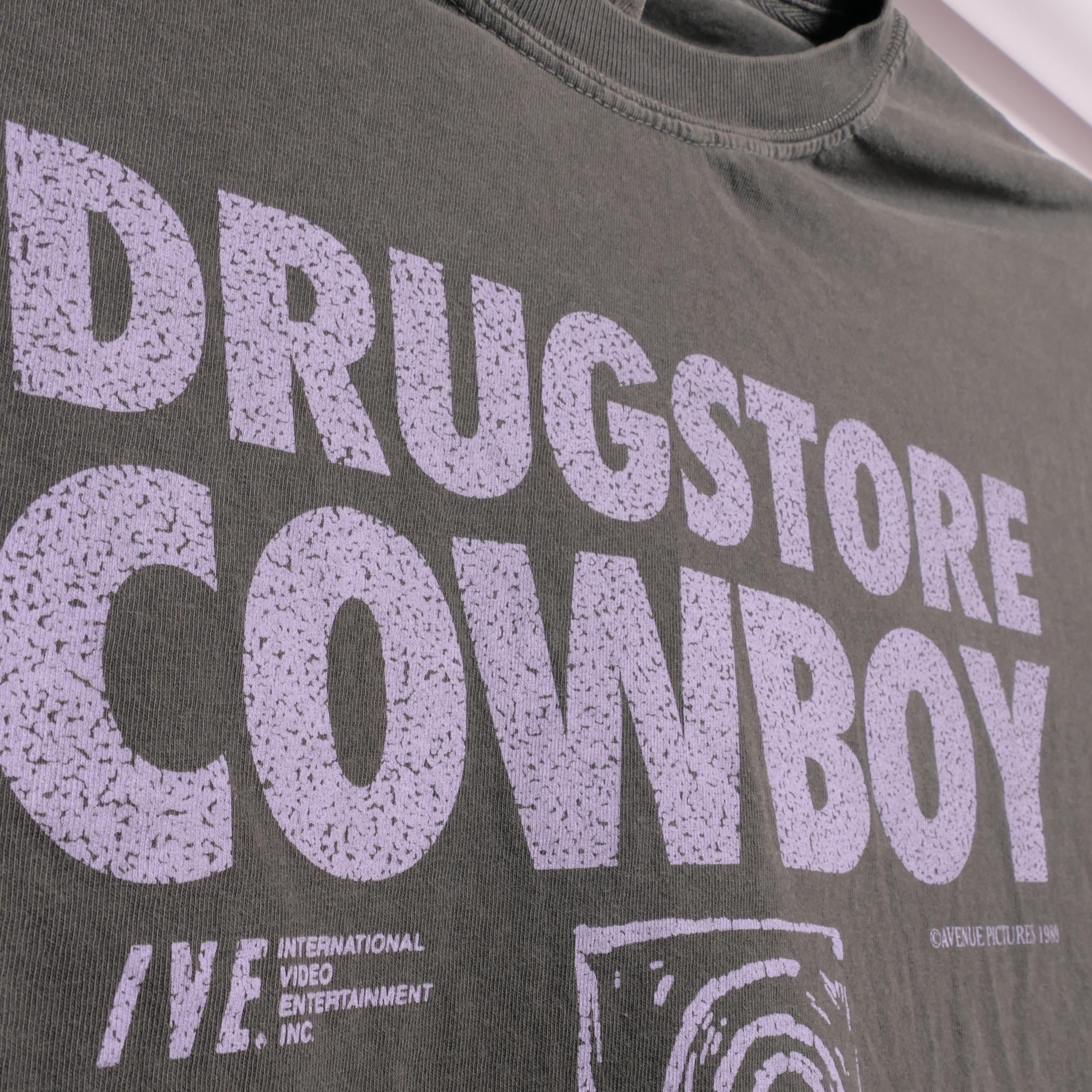 Drugstore Cowboy Movie Promo Tee 1989 Gus Van Sant Film Matt