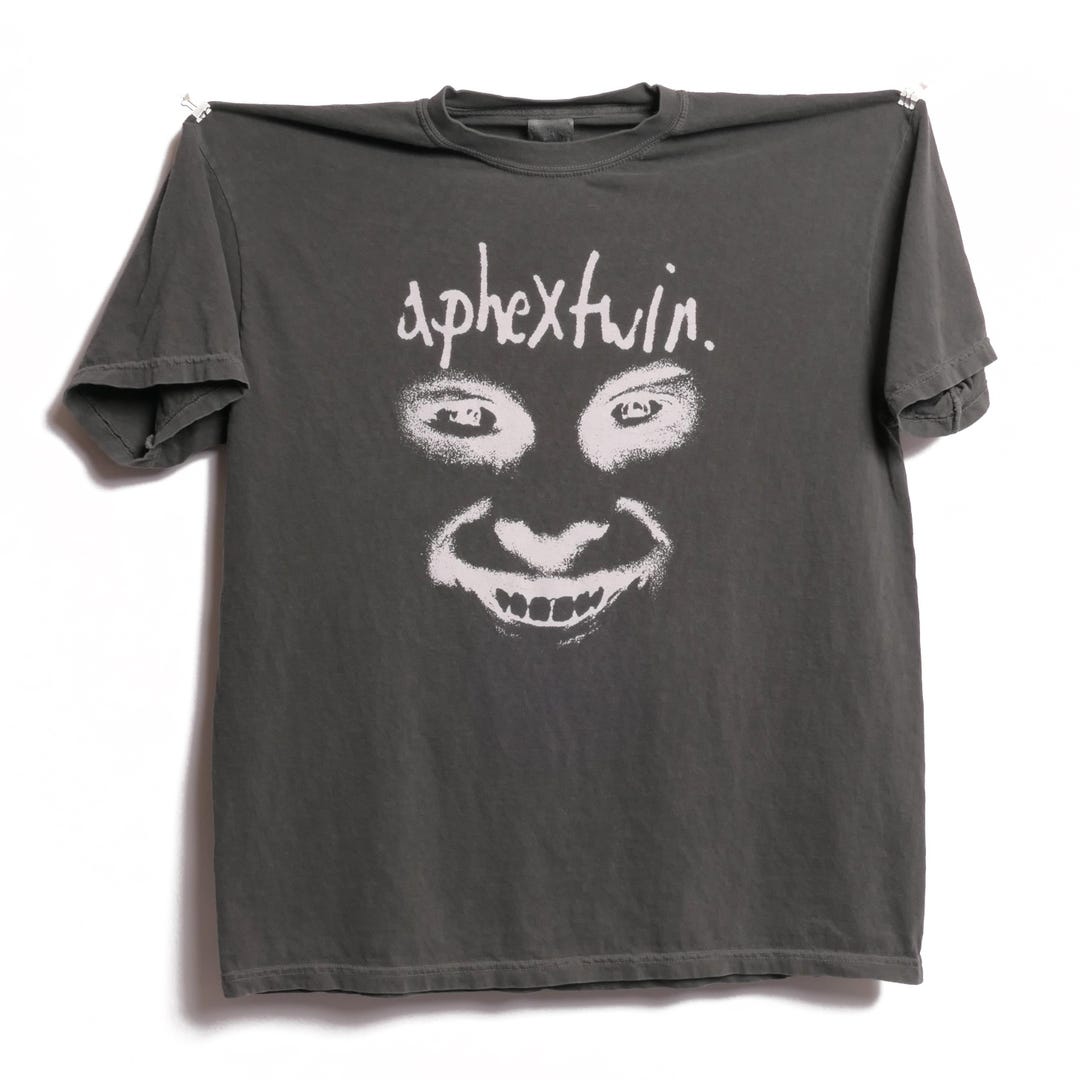 Aphex Twin Come To Daddy Tシャツ XL 英国公式ストア Aphex Twin Tシャツ Come To Daddy Ultra Faded エレクトロニック EDM