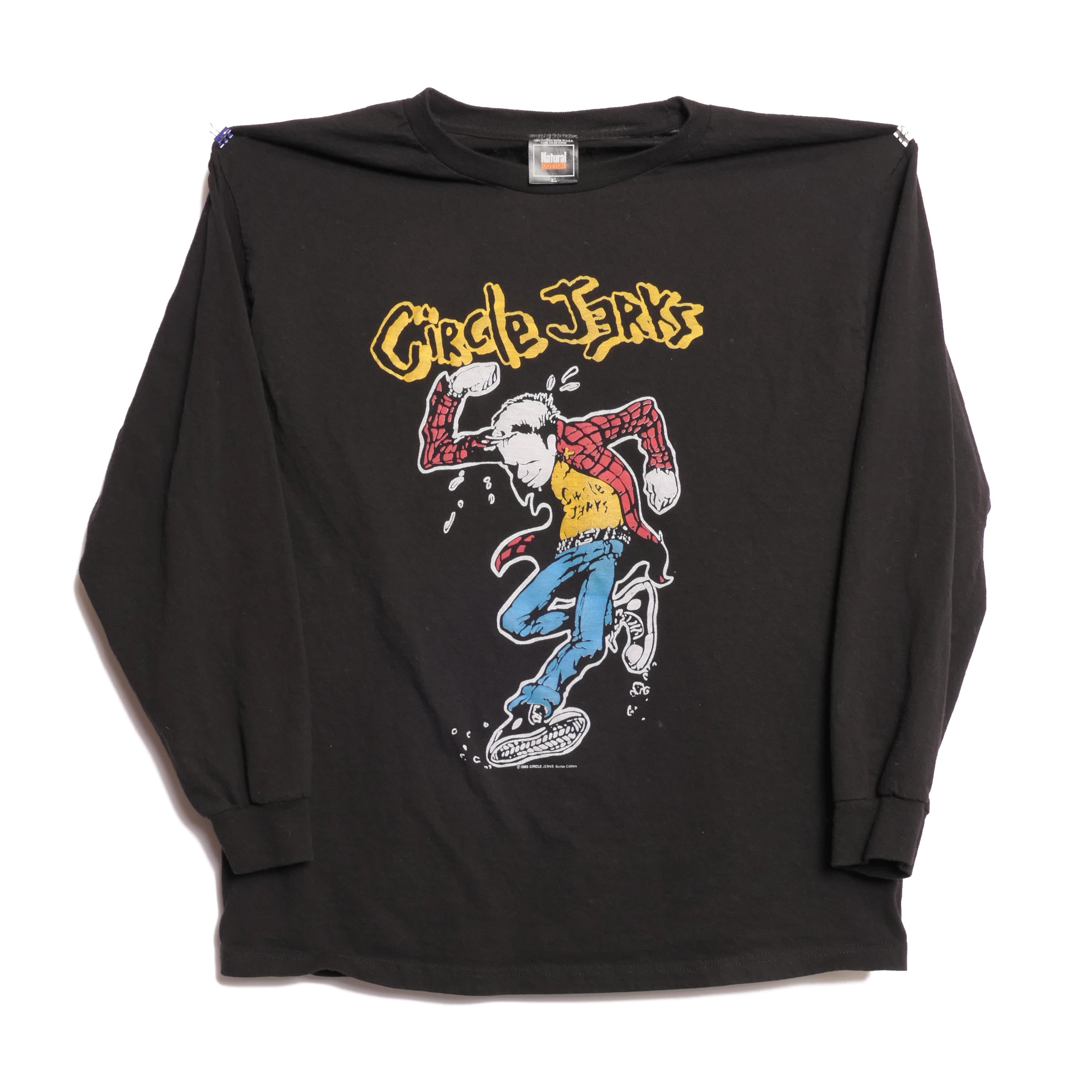 Circle Jerks Long Sleeve Tee American Hardcore Punk Band Los