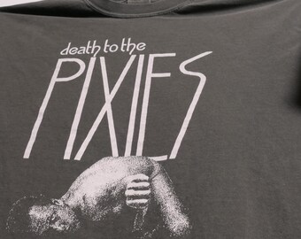 Death to the Pixis Tee Ultra Faded Post Punk Alternative Noise