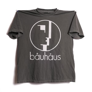 Bauhaus Band Tee Ultra Faded Shoegaze Rock Blind Tour Post Punk Alternative Dream Pop Grunge Goth Cocteau Twins The Cure Peter Murphy - XL