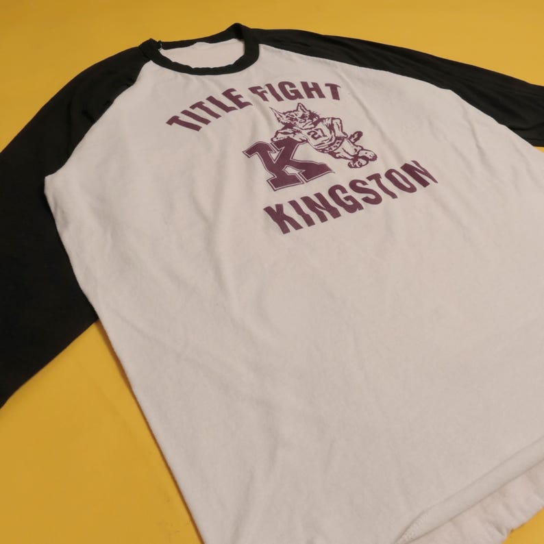 Title Fight Kingston Raglan Tee American Rock Band Shoegaze Band Tee Ultra Faded Tour Hardcore Post Punk Alternative Grunge Band Shirt Large image 4