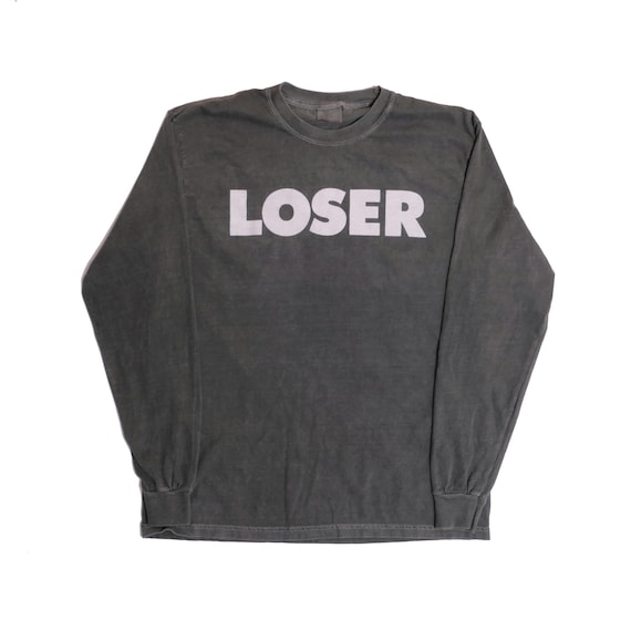 LOSER Sub Pop Long Sleeve Tee Seattle Record Label Band Faded Tour