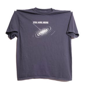 YOU ARE HERE フェード 宇宙 スウェットXL