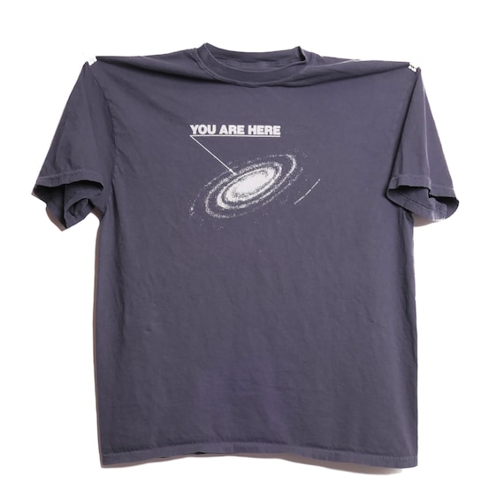 You Are Here Milky Way Galaxy Tee Can't Buy Me Love Cult Classic