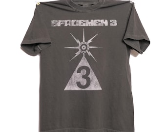 Spacemen 3 Band Tee Heavyweight Faded Shirt Sound of Confusion The Perfect Prescription Playing with Fire Sonic Boom and J Spaceman - Medium