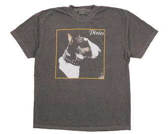 Pixies Here Comes Your Man Tee Ultra Faded Post Punk Alternative Noise Grunge Band Shirt Bull Terrier Dog Shoegaze Album Cover - XL
