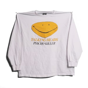 Talking Heads Psycho Killer Band Long Sleeve Tee Stop Making Sense Movie New Wave Punk Alternative Indie Rock n Roll T-Shirt USA XL