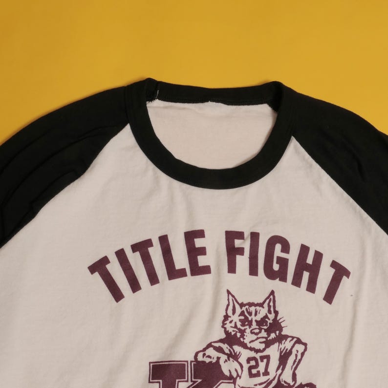 Title Fight Kingston Raglan Tee American Rock Band Shoegaze Band Tee Ultra Faded Tour Hardcore Post Punk Alternative Grunge Band Shirt Large image 5