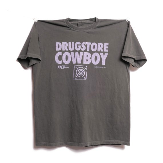 Drugstore Cowboy Movie Promo Tee 1989 Gus Van Sant Film Matt