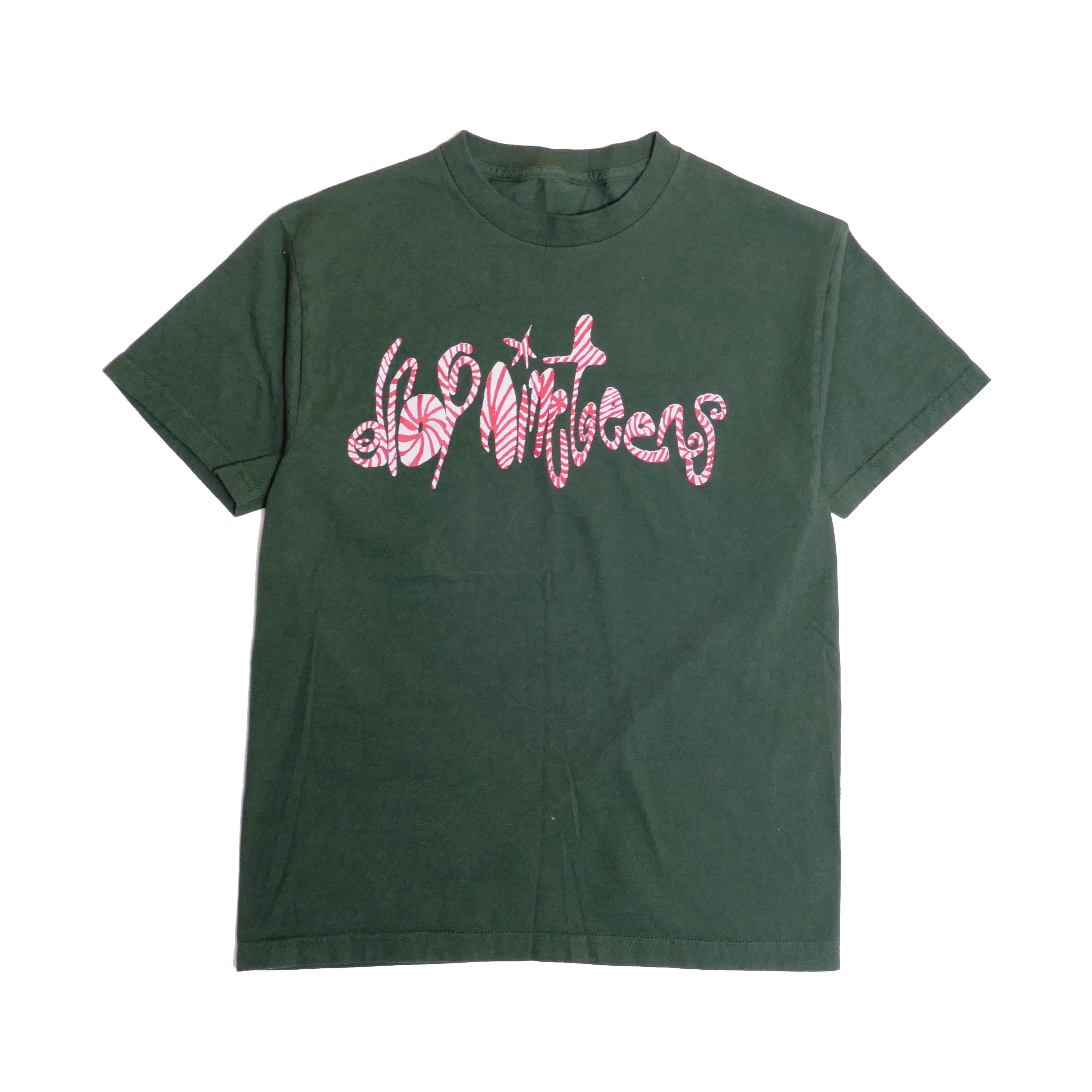 Drop Nineteens Candy Cane Band Tee Xmas Shoegaze Ultra Faded UK