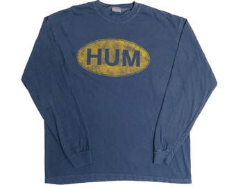 HUM Martians Go Home Records Long Sleeve Band Tee Shirt Band Tour Metal Post Punk Alternative  Rock Grunge Album Shoegaze - XL