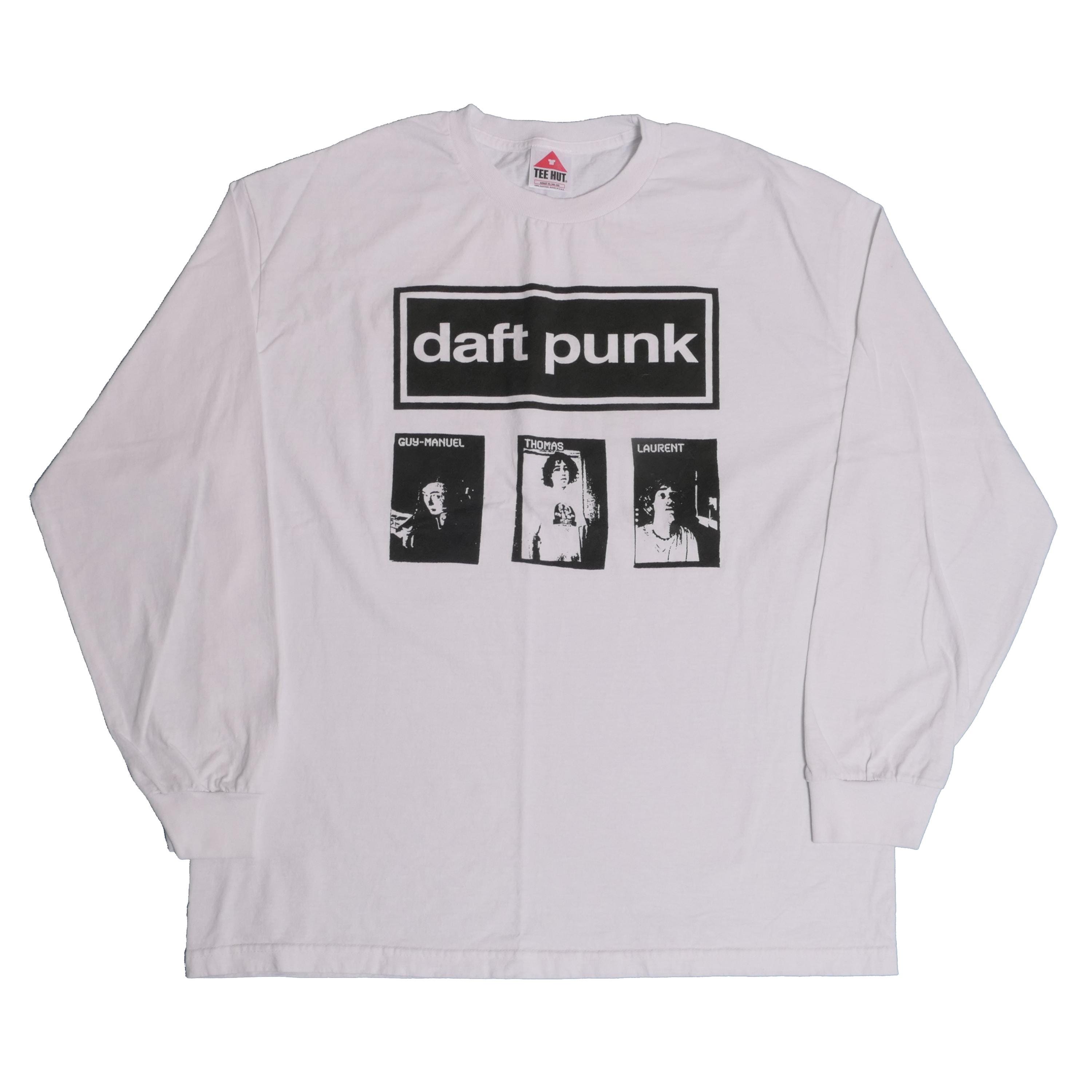 FACT POP PUNK CAT LONGSLEEVE Tee 白 Mサイズ Cat Trio Men's Short-Sleeve Hug Life Graphic Tee/T-Shirt