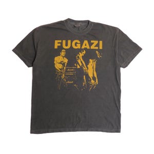Fugazi Repeater Tee Hardcore Band Heavy Diet of Nothing Post Punk Alternativ Rock Indie Heavyweight Boxy Fit Ultra Bleked Tröja - XL